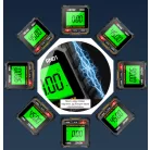 ANENG® multifunciós szögmérő, digitális dőlésmérő és vízszintmérő, LCD kijelző, háttérvilágítás, mágneses hátlap, fekete
