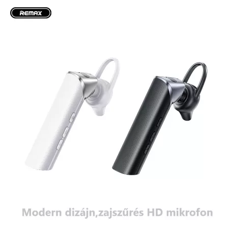 Remax® Bluetooth Headset, Bluetooth V5.4 verzió, modern dizájn, HD mikrofon, akár max. 8 óra beszélgetési idő, fekete