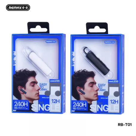 Remax® Bluetooth Headset, Bluetooth V5.4 verzió, modern dizájn, HD mikrofon, akár max. 8 óra beszélgetési idő, fekete