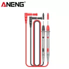 Aneng® Multiméter mérőkábel készlet, univerzális mérővezeték, elektromos teszt kábel, piros/szürke