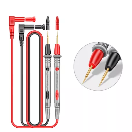Aneng® Multiméter mérőkábel készlet, univerzális mérővezeték, elektromos teszt kábel, piros/szürke