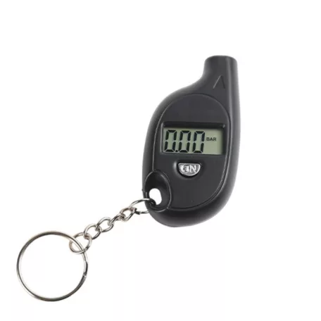 ASIDUN® Digitális keréknyomás mérő, 0.1-10 bar-ig, kijelző, fekete