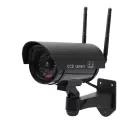RDC® Kültéri ál-biztonsági kamera, Villogó piros LED-del, forgatható és dönthető tartóval, fekete