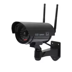   RDC® Kültéri ál-biztonsági kamera, Villogó piros LED-del, forgatható és dönthető tartóval, fekete