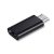 OTG átalakitó adapter (USB-C->MicroUSB), Fekete