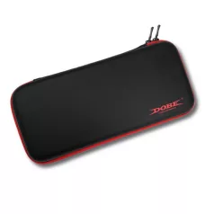   Játékkonzol Hordozó Táska, Nintendo Switch/Lite és memóriakártyák tárolásához, fekete-piros