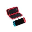 Játékkonzol Hordozó Táska, Nintendo Switch/Lite és memóriakártyák tárolásához, fekete-piros