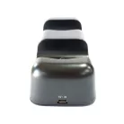 Dupla Töltőállomás PS4 Kontrollerhez, TP4-1877 dokkoló 2db Gamepad-hoz, fekete