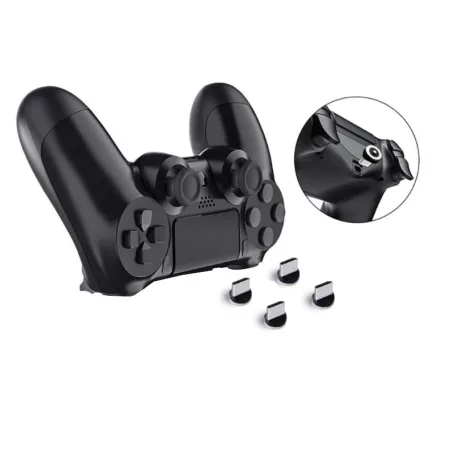 Dupla Töltőállomás PS4 Kontrollerhez, TP4-1877 dokkoló 2db Gamepad-hoz, fekete