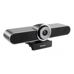   Tenveo Digitális Webkamera Kameratartóval, TEVO-VA200PRO, FHD1080, sztereó hangszóró, szürke-fekete