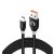 Olesit Adat-és töltőkábel K193, 150 cm, USB-C/USB típusú, 2.4A gyors töltés, fekete