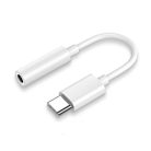 USB-C/Jack AUX audio adapter, USB-C-ről 3.5mm fülhallgató/mikrofon csatlakozóra, fehér