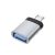 OTG átalakitó adapter (USB 2.0->MicroUSB ), Ezüst