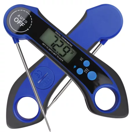 Digitális Ételhőmérő, WDJ210 vízálló -50°C-tól +300°C-ig LCD kijelzővel, narancssárga