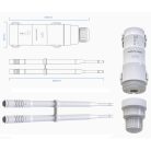 Wi-Fi WLAN Kültéri Jelerősítő Repeater, WL-WN57 2.4GHz/5GHz nagyobb Wi-Fi lefedettség, fehér