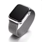 Milanese Loop Apple Watch fém szíj és képernyővédő tok, 38mm kijelzőjű okosórákhoz, rosegold