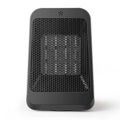   Hordozható Mini Hősugárzó, PTC Fűtőtest, 3 különböző fokozattal, 1200W állítható fűtési teljesítmény, fekete
