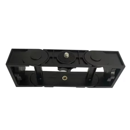 Mobiltelefon tartó adapter tripodhoz/monopodhoz, 3 mobilkészülék egyidejű megtartására, állítható szögű adapter, fekete