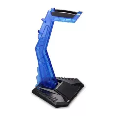   Fejhallgató Tartó Állvány, Onikuma ZJ-H 26cm asztalra/szekrényre Gamer headsethez/fejhallgatóhoz, kék-fekete