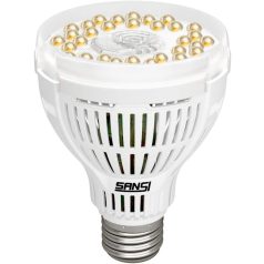   Növénynevelő Lámpa SANSI, 15W, DE27 Ø7.5cm 34xLED-es meleg fehér fényű