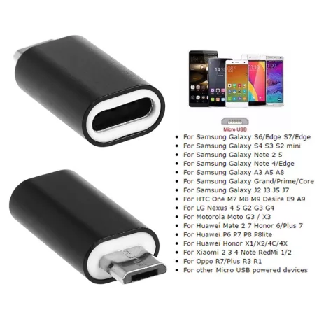 OTG átalakitó adapter (Lightning ->MicroUSB ), alumínium ház, Plug&Play, ezüst