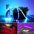 RGB Öntapadós LED Szalag, távirányítós, színváltós, 150 LED, 5 méter, 30LED/m, többszínű