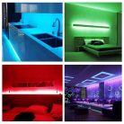 RGB Öntapadós LED Szalag, távirányítós, színváltós, 150 LED, 5 méter, 30LED/m, többszínű